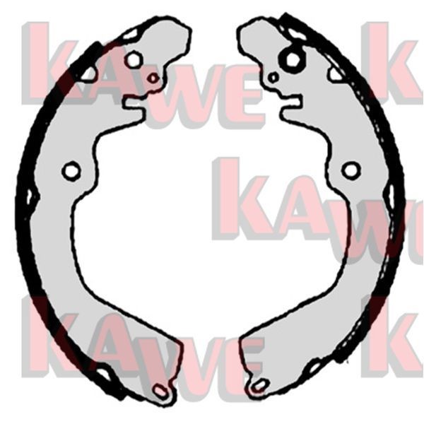 KAWE Brake Shoe Set Article number: 05245 cheaply