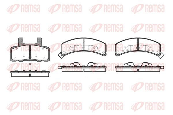 KAWE Brake pad set Article number: 0552 02 cheaply