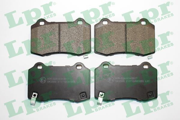 LPR Brake pad set Article number: 05P1855 cheaply