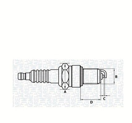 MAGNETI MARELLI Spark plug Article number: 062000770304 cheaply
