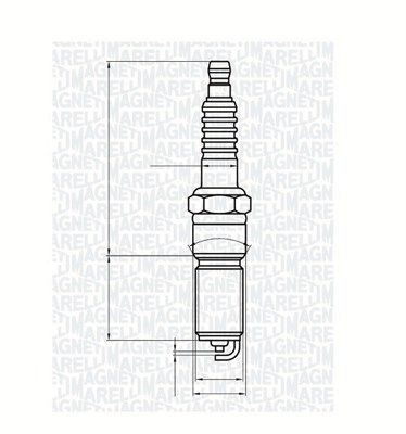 MAGNETI MARELLI Spark plug Article number: 062000787304 cheaply
