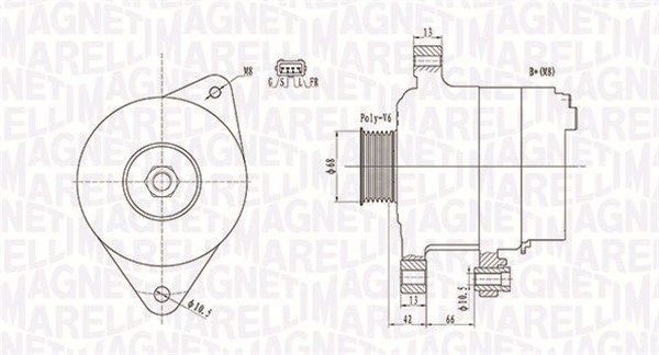 MAGNETI MARELLI Alternator Article number: 063732112010 cheaply