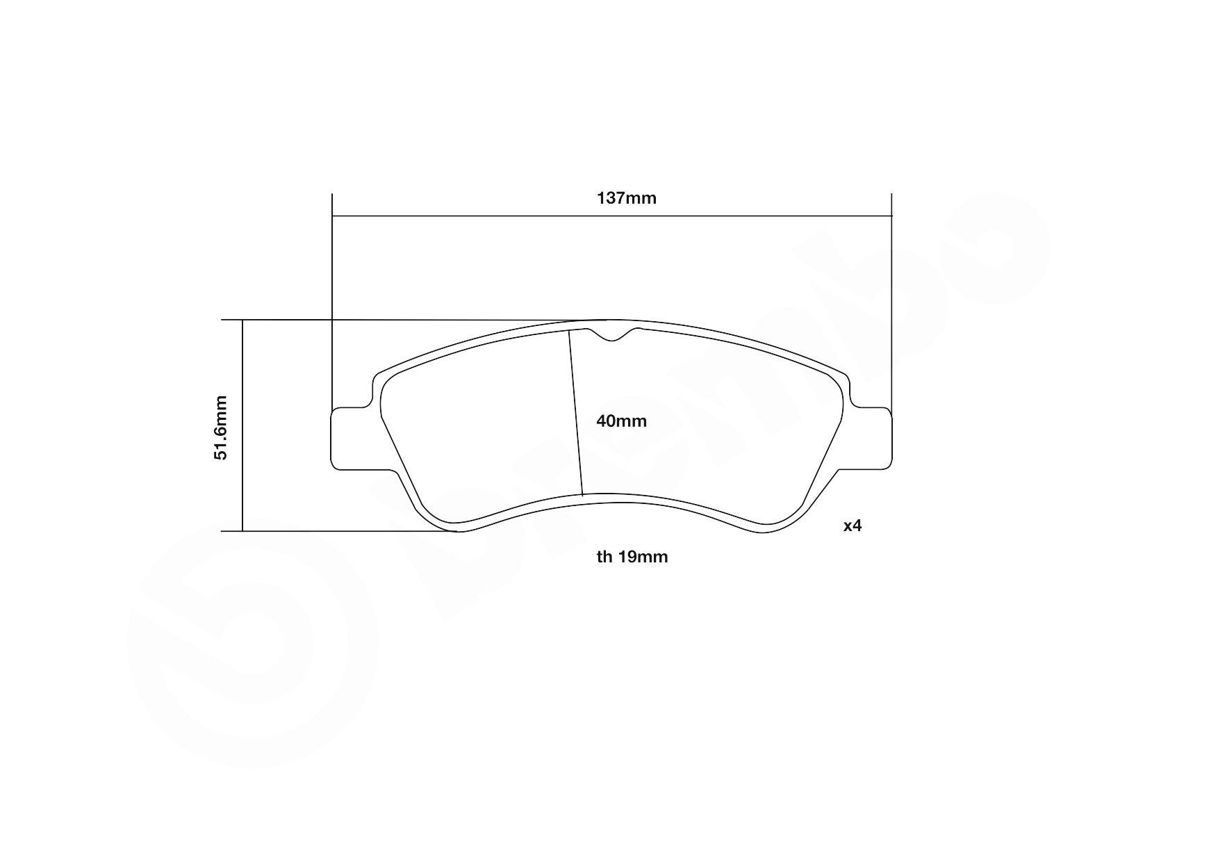 BREMBO High Performance Brake Pad Set Article number: 07.B314.57 cheaply