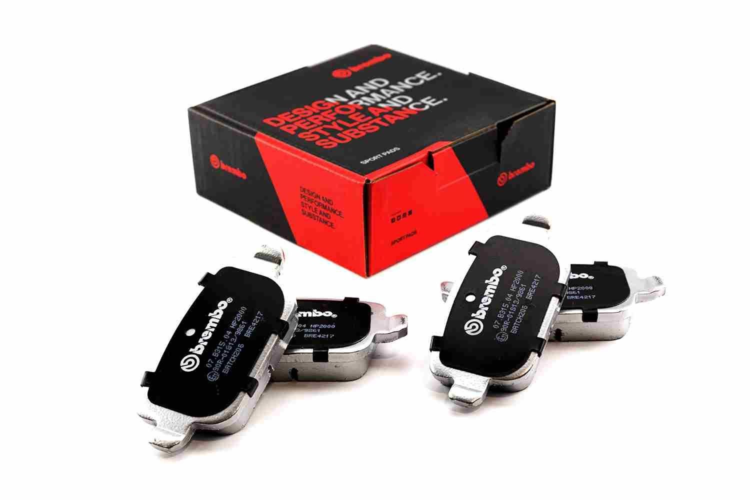 BREMBO High Performance Brake Pad Set Article number: 07.B315.04 cheaply