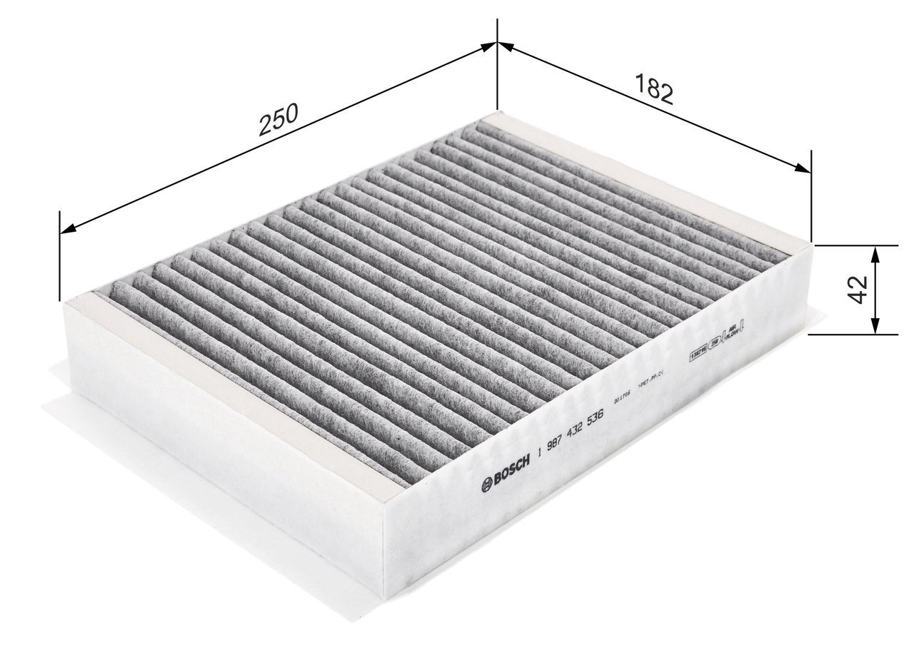 BOSCH Pollen filter Article number: 1 987 432 536 cheaply