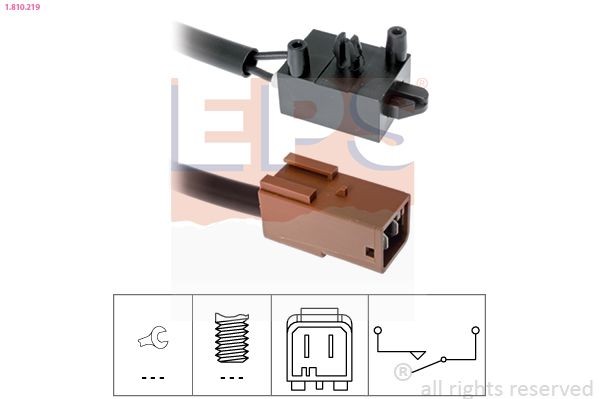 EPS 1.810.219 Switch, clutch control (cruise control) C5 3.0 V6 207 PS Petrol 2005
