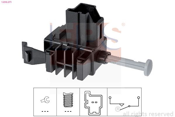 EPS 1.810.271 Switch, clutch control (cruise control) C-MAX 2.0 TDCi 133 PS Diesel 2010