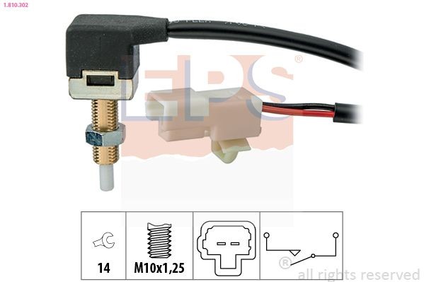 EPS 1.810.302 Switch, clutch control (cruise control) CEE'D 1.4 MPI 101 PS Petrol 2018