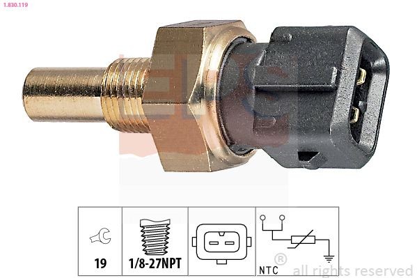 EPS Sensor, coolant temperature Article number: 1.830.119 cheaply