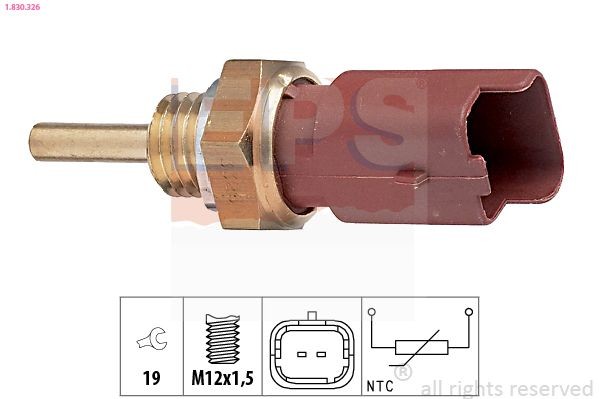 EPS Sensor, coolant temperature Article number: 1.830.326 cheaply