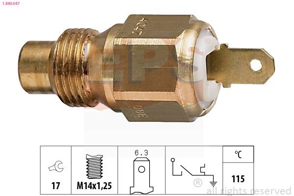 EPS 1.840.047 Comutator temperatura, racire MASTER 30 2.2 91 CP benzina 1998