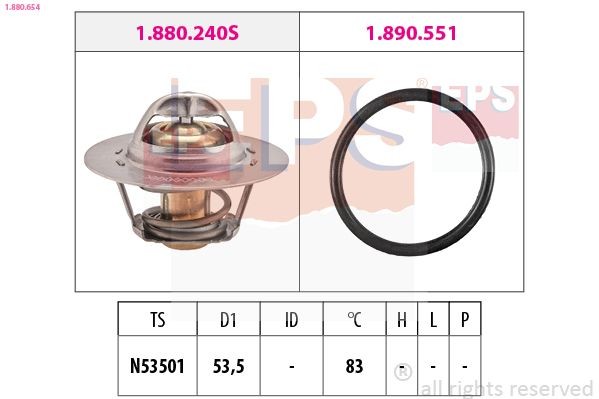 EPS Thermostat Article number: 1.880.654 cheaply
