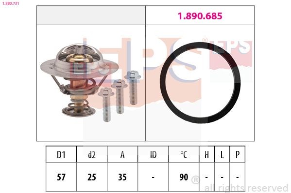 EPS Thermostat Article number: 1.880.731 cheaply