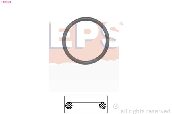 EPS Gasket, thermostat Article number: 1.890.660 cheaply