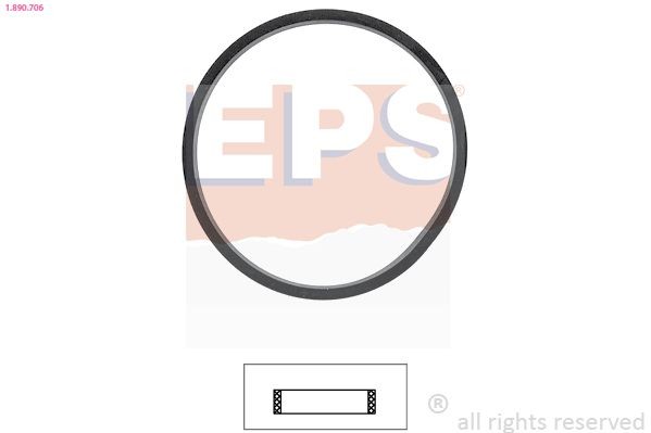 EPS Gasket, thermostat Article number: 1.890.706 cheaply