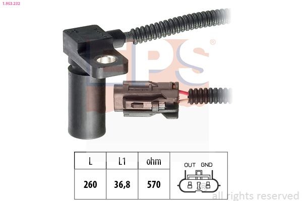 EPS RPM Sensor, automatic transmission Article number: 1.953.232 cheaply