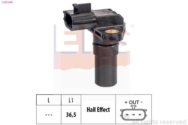 EPS 1.953.649 Pööreteandur, automaatk.kast ECLIPSE 1.5 T-Mivec 163 HP Bensiin