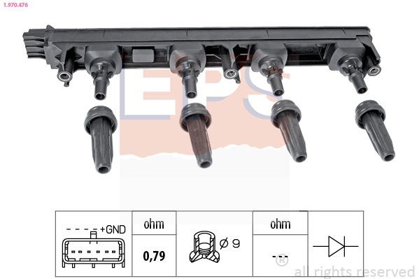 EPS Ignition coil Article number: 1.970.476 cheaply