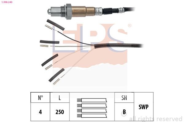 EPS Lambda sensor Article number: 1.998.240 cheaply