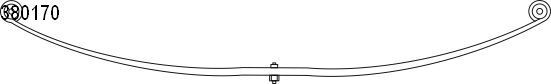 CS Germany Leaf springs Article number: 10.380.170.00 cheaply