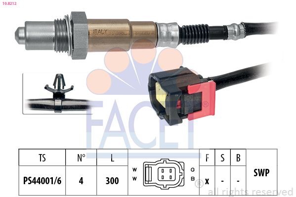 FACET Lambda sensor Article number: 10.8212 cheaply
