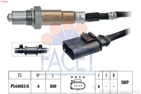 FACET Lambda sensor Article number: 10.8354 cheaply