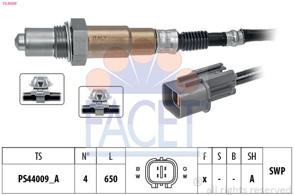 FACET Lambda sensor Article number: 10.8369 cheaply