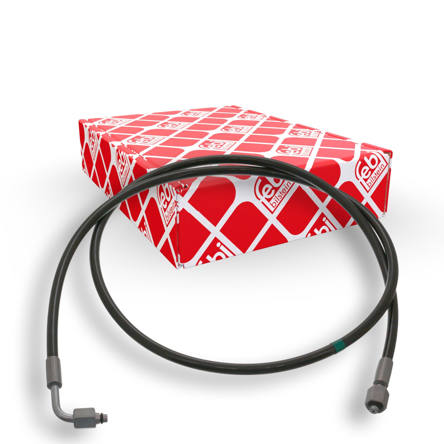 FEBI BILSTEIN Hose Line, driver cab tilt unit Article number: 100595 cheaply