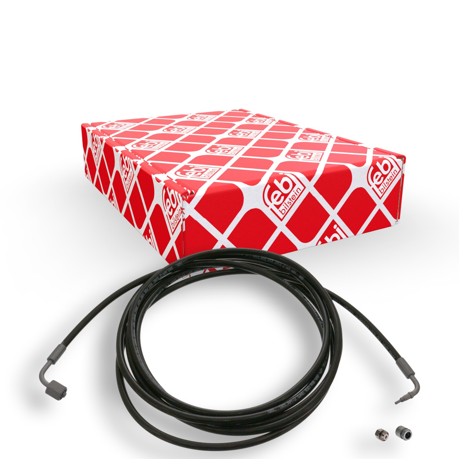 FEBI BILSTEIN Hose Line, driver cab tilt unit Article number: 100614 cheaply
