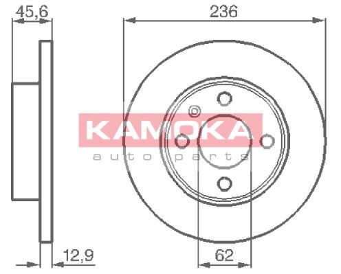 KAMOKA Piduriketas Artikli number: 1031750 soodsalt