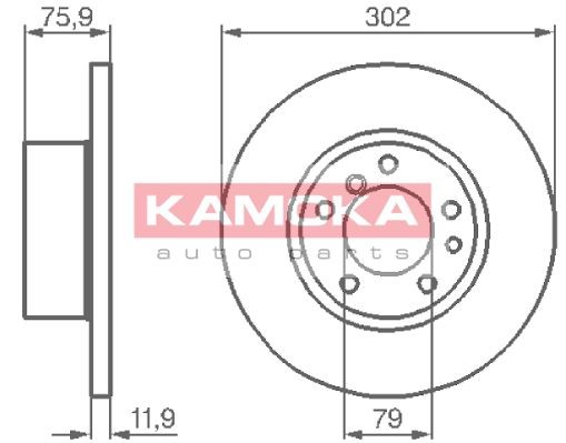 KAMOKA Piduriketas Artikli number: 103420 soodsalt