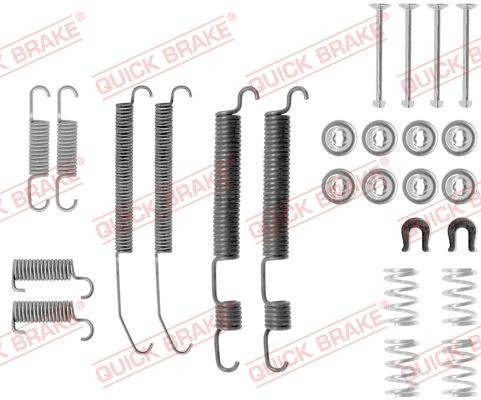 KAWE 105-0762 Kit accessori, Ganasce freno SPACE WAGON 2.0 TD 82 CV Diesel 1998