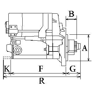 HC-Cargo Starter motor Article number: 113445 cheaply