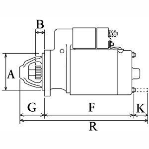 HC-Cargo Starter motor Article number: 114298 cheaply