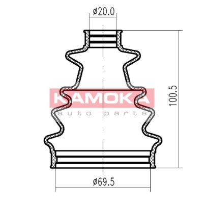 KAMOKA CV boot Article number: 1146348 cheaply