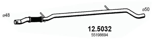 ASSO Exhaust Pipe Article number: 12.5032 cheaply