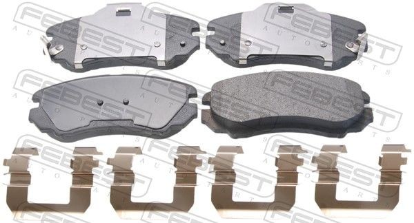 FEBEST Brake pad set Article number: 1201-ELANF cheaply