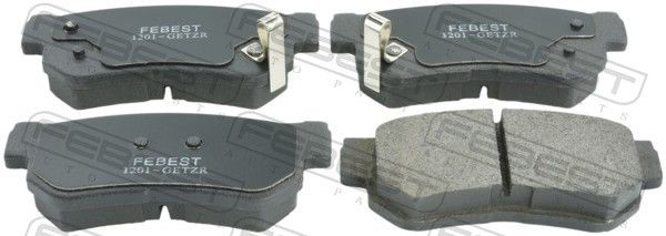 FEBEST Brake pad set Article number: 1201-GETZR cheaply