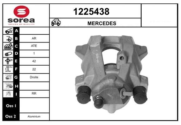 SNRA Brake caliper Article number: 1225438 cheaply