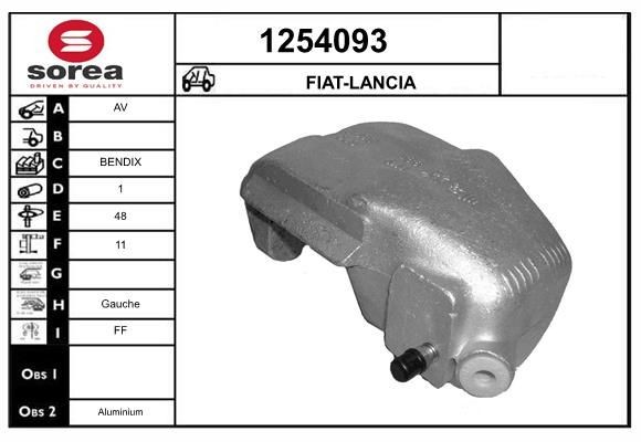 SNRA Brake caliper Article number: 1254093 cheaply