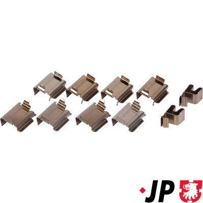 JP GROUP 1263650310 Lisakomplekt, ketaspiduriklotsid CORSA 1.3 CDTI (F08, F68) 70 HP Diisel 2009