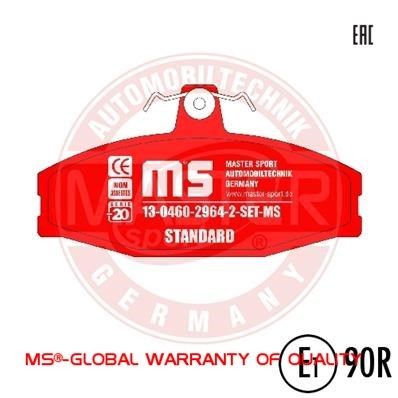 MASTER-SPORT Brake pad set Article number: 13046029642-SET-MS cheaply