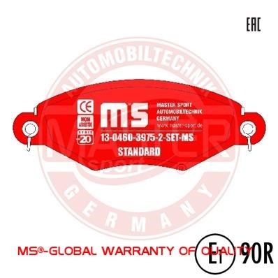 MASTER-SPORT Brake pad set Article number: 13046039752-SET-MS cheaply