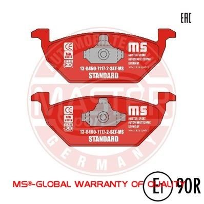 MASTER-SPORT Brake pad set Article number: 13046071172-SET-MS cheaply