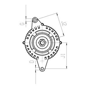 HC-Cargo Freewheel Gear, starter Article number: 131724 cheaply