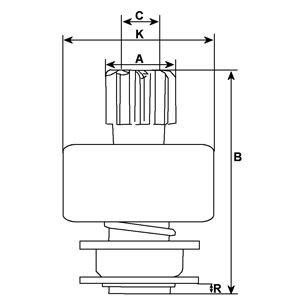 HC-Cargo Armature, starter Article number: 132796 cheaply