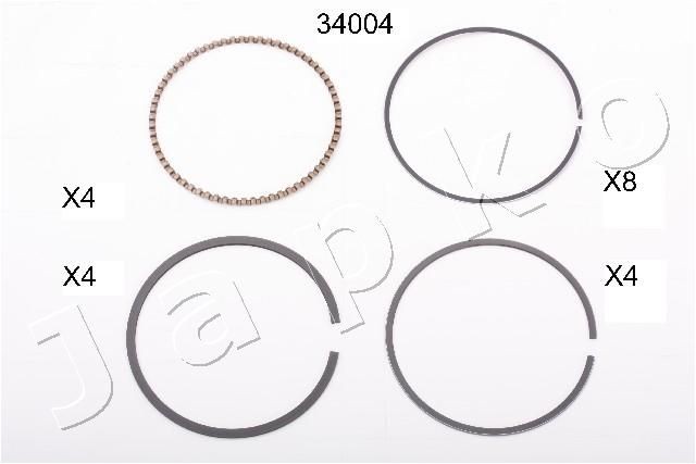 JAPKO Segment piston număr articol: 134004 ieftin