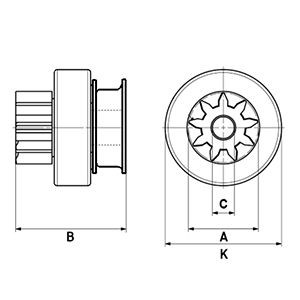 HC-Cargo Rotor, alternator Article number: 139368 cheaply