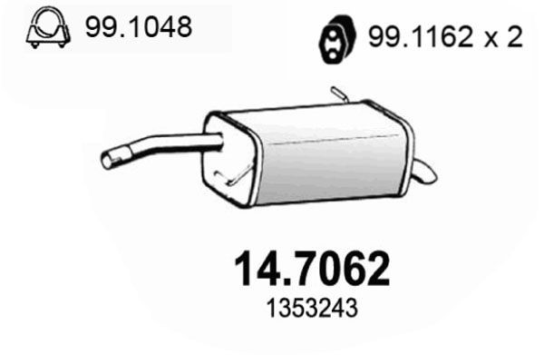 ASSO Lõppsummuti Artikli number: 14.7062 soodsalt