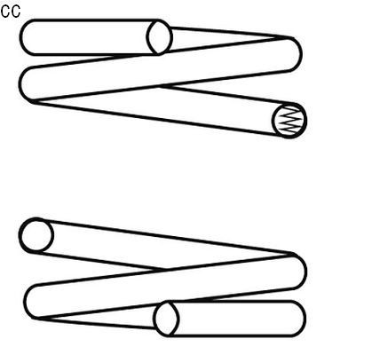 CS Germany Coil spring Article number: 14.871.303 cheaply
